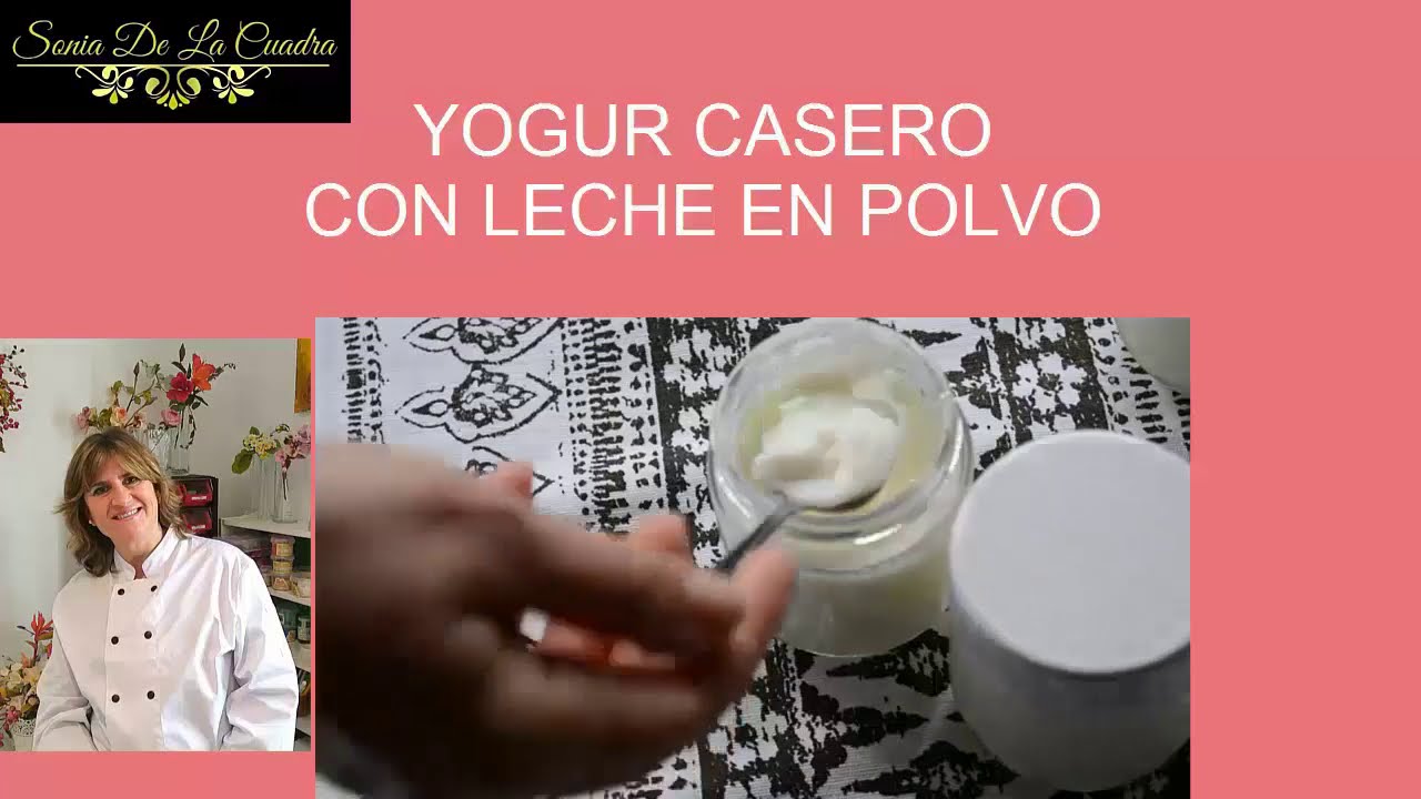 Yogur Casero con Leche en Polvo - yogurt with powdered milk