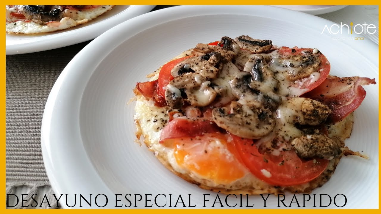 HUEVOS PIZZA | Cómo hacer un DESAYUNO ESPECIAL en POCOS MINUTOS | Desayuno Especial para Papá ❤❤