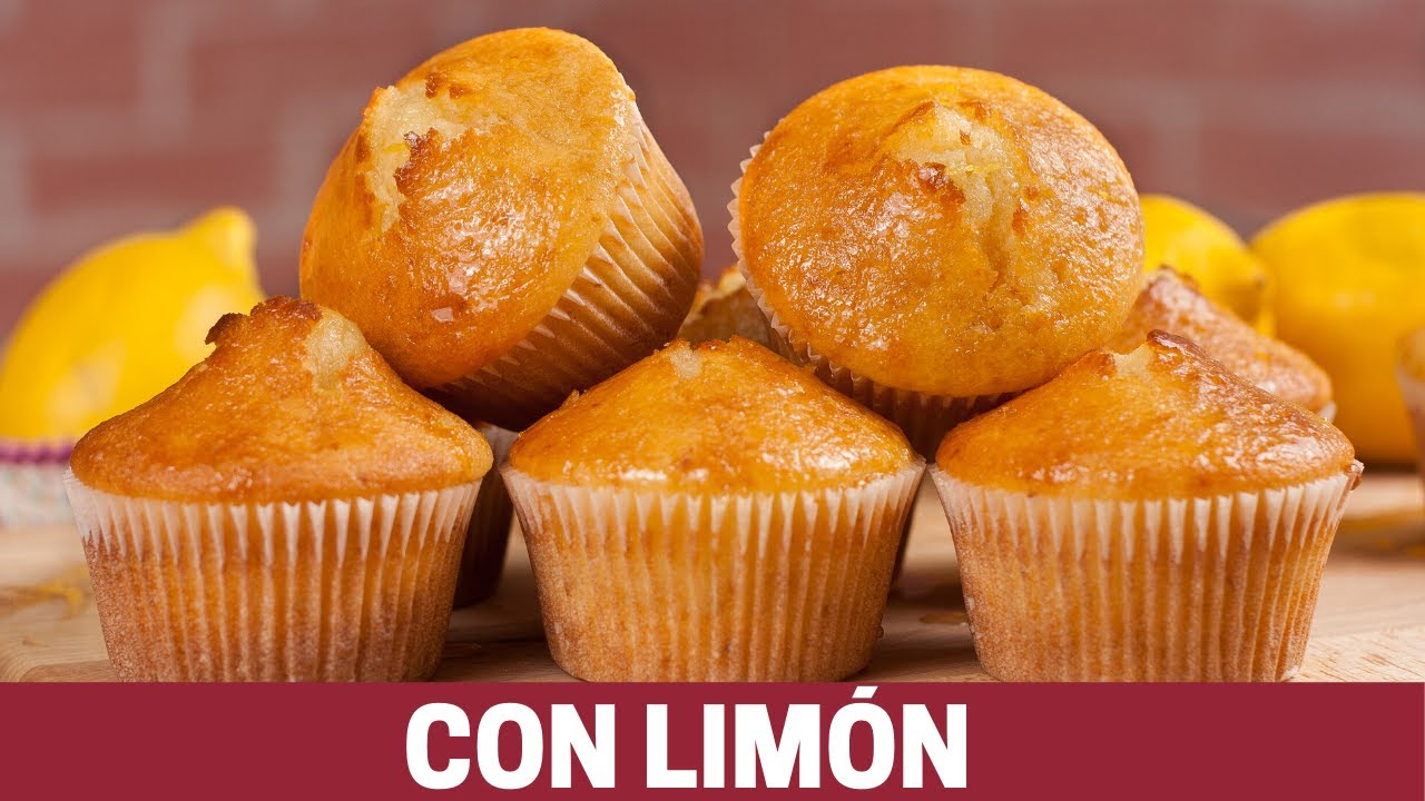 Muffins de Limón (Magdalenas de Limón muy fáciles y rápidas)