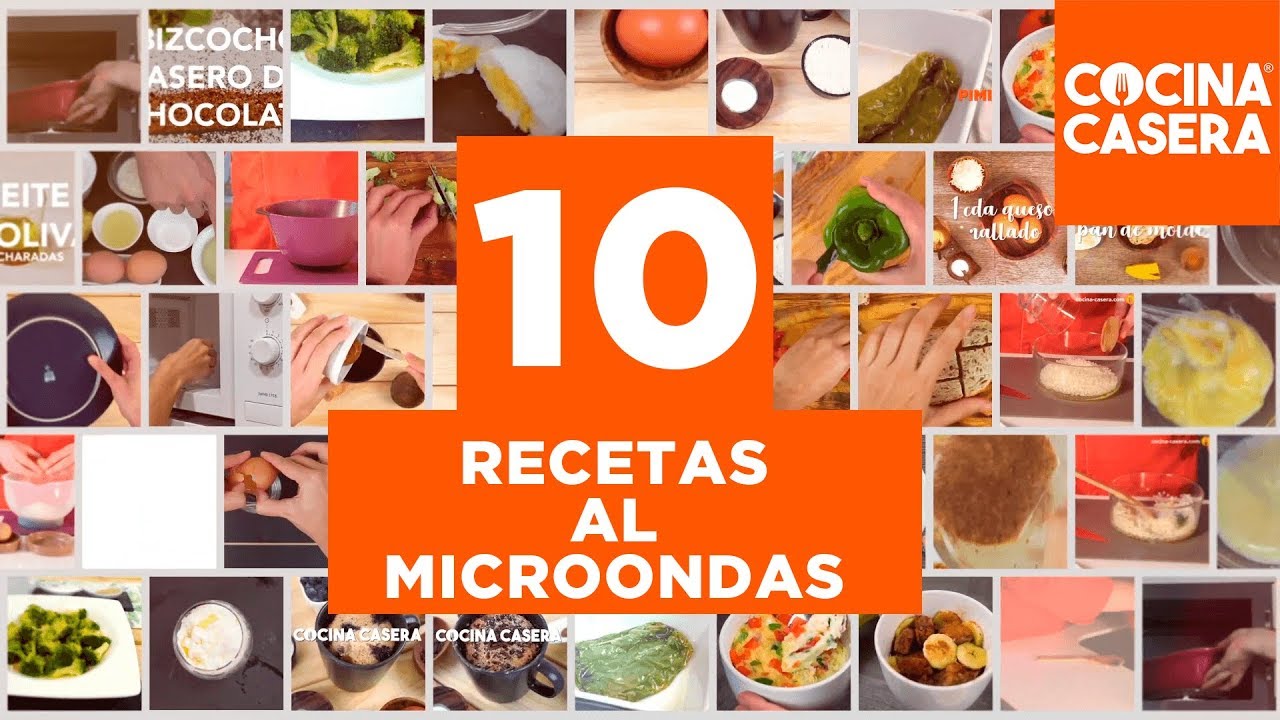 10 Recetas al MICROONDAS RÁPIDAS y FÁCILES | Cocina Casera
