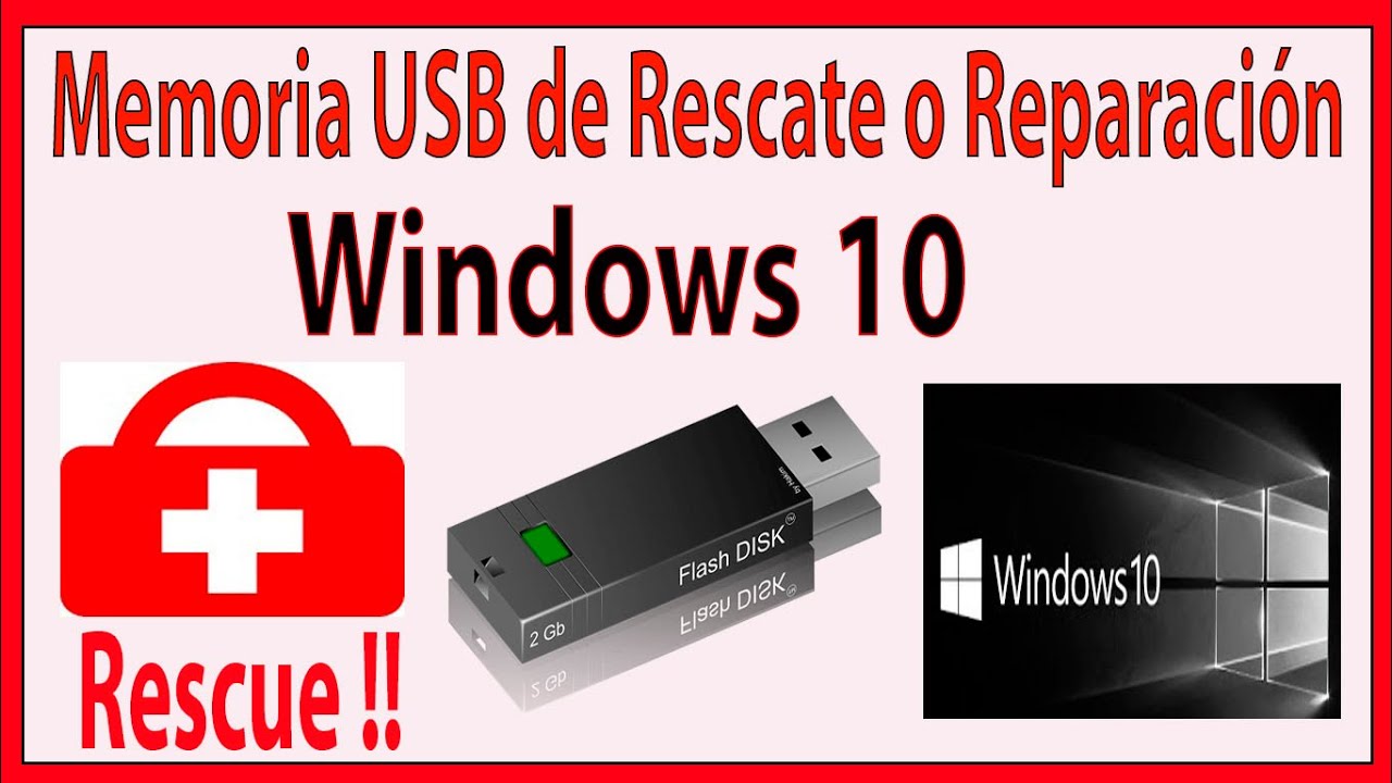 2021! Como Reparar WINDOWS 10 con una USB - USB Reparación o Recuperación