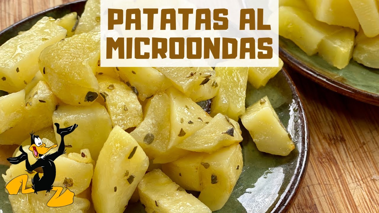 3 TRUCOS para Cocer Patatas o Papas al Microondas ¡RECETA CON PATATA!