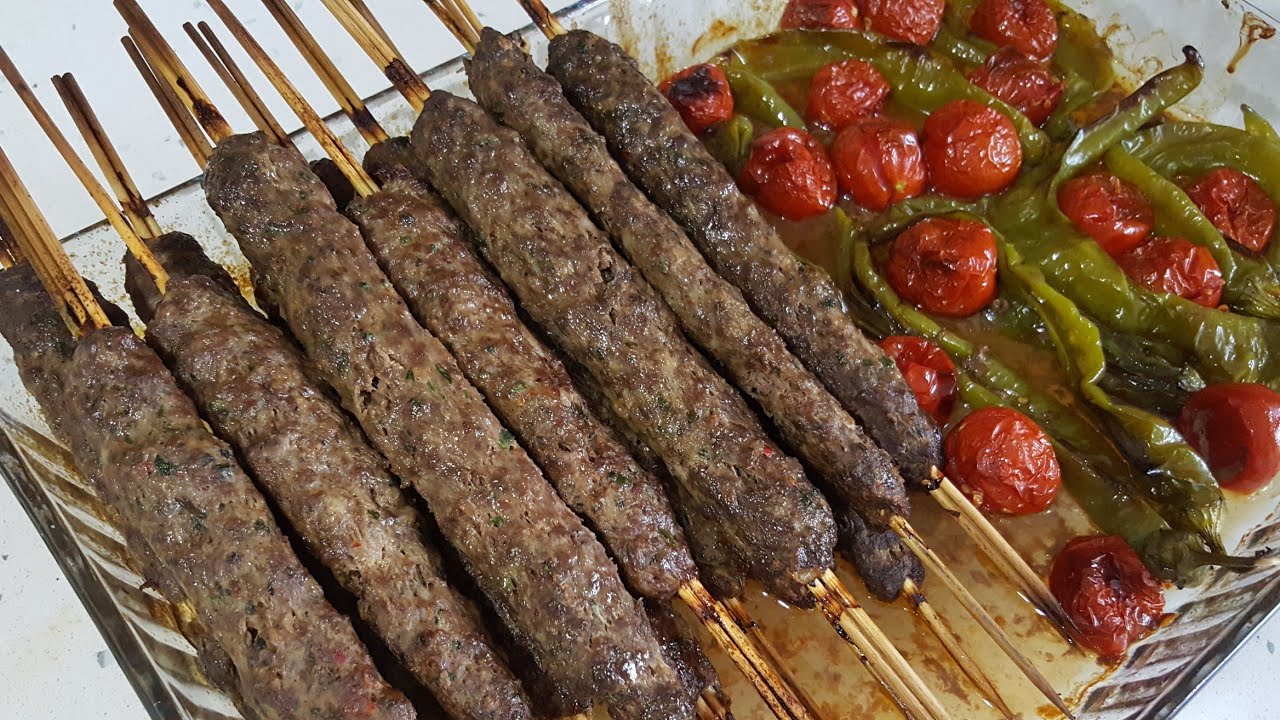 Adana Kebap - Cómo hacer shish kebab en casa - Incluye subtítulos en inglés