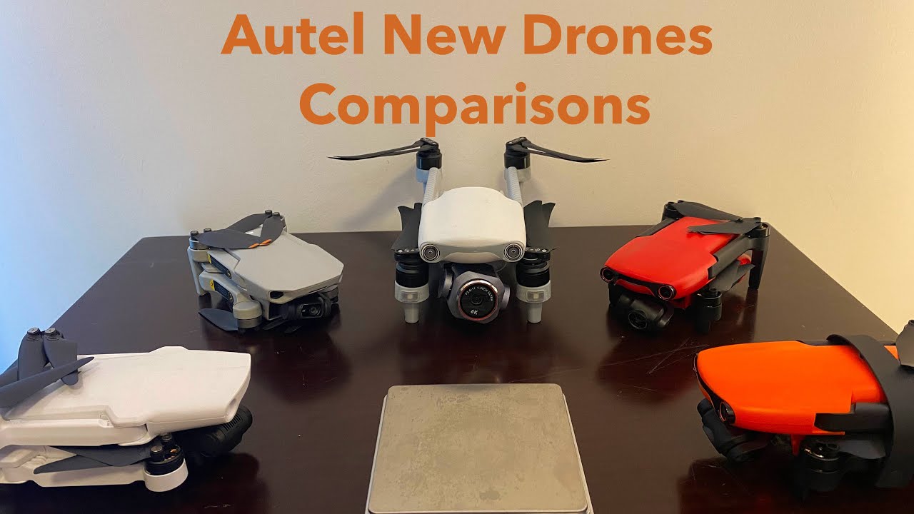 Autel New Drones Comparison - Weight/Battery/Sensor/RC