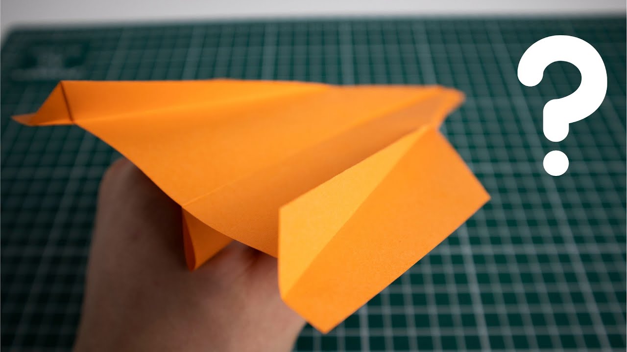 Avión de Papel / Como hacer un Avion de Papel que Vuela Mucho - Origami Avión ✈️