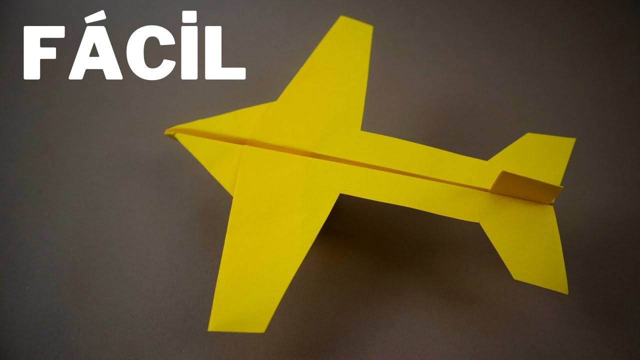 Avión de Papel - Como hacer un aviones de papel (facil)