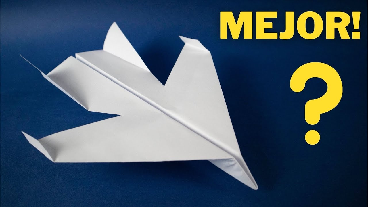 Aviones de papel ✈ Como Hacer un Avión de Papel que VUELA Mucho (2022)