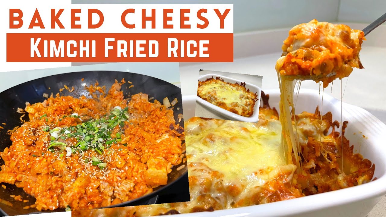 BAKED Kimchi Fried Rice with CHEESE | Easy and Delish 😋