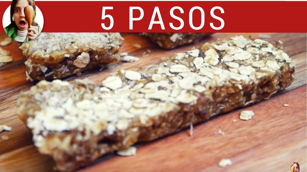 Barritas de cereal caseras MUY fáciles: 2 ingredientes, sin horno!!! - Paulina Cocina