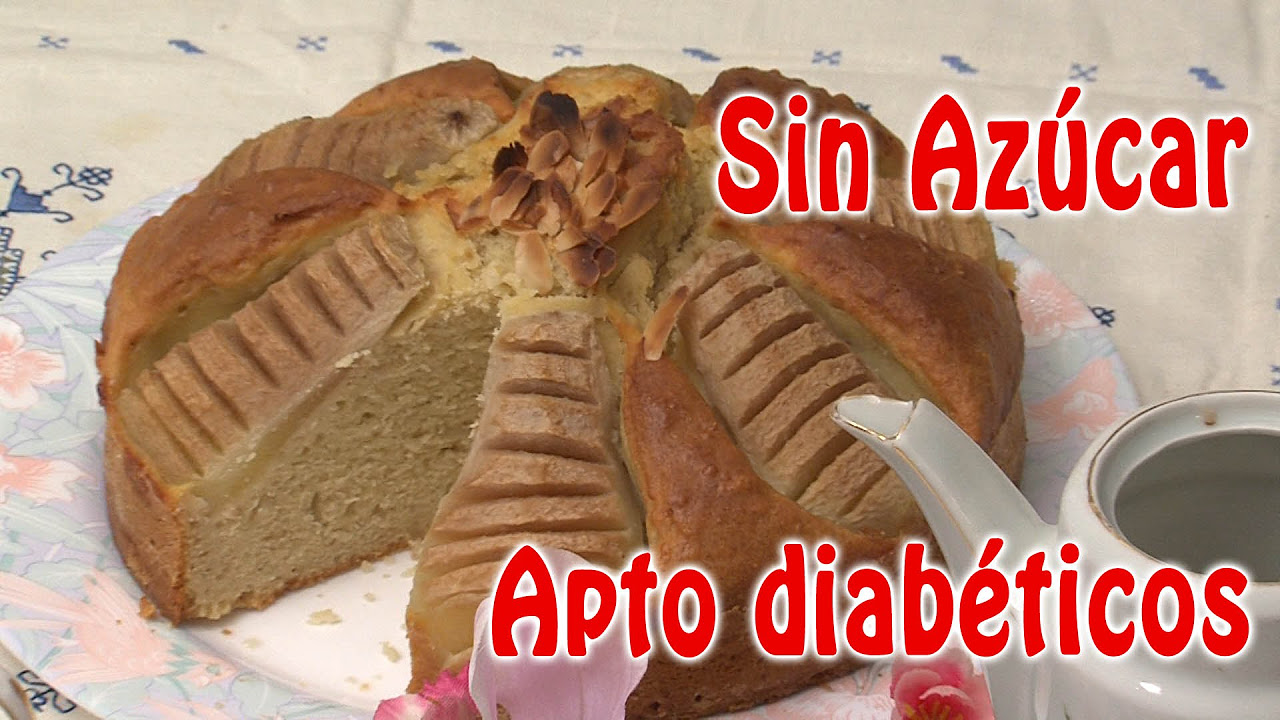 Bizcocho de Almendras y Peras, Sin Azúcar, apto para diabéticos