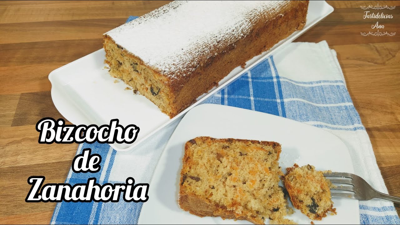 BIZCOCHO DE ZANAHORIA Y NUECES Fácil, Rápido y Delicioso | PASTEL DE ZANAHORIA | CARROT CAKE