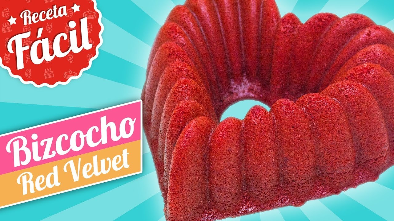 BIZCOCHO RED VELVET O TERCIOPELO ROJO | Receta fácil | Quiero Cupcakes!