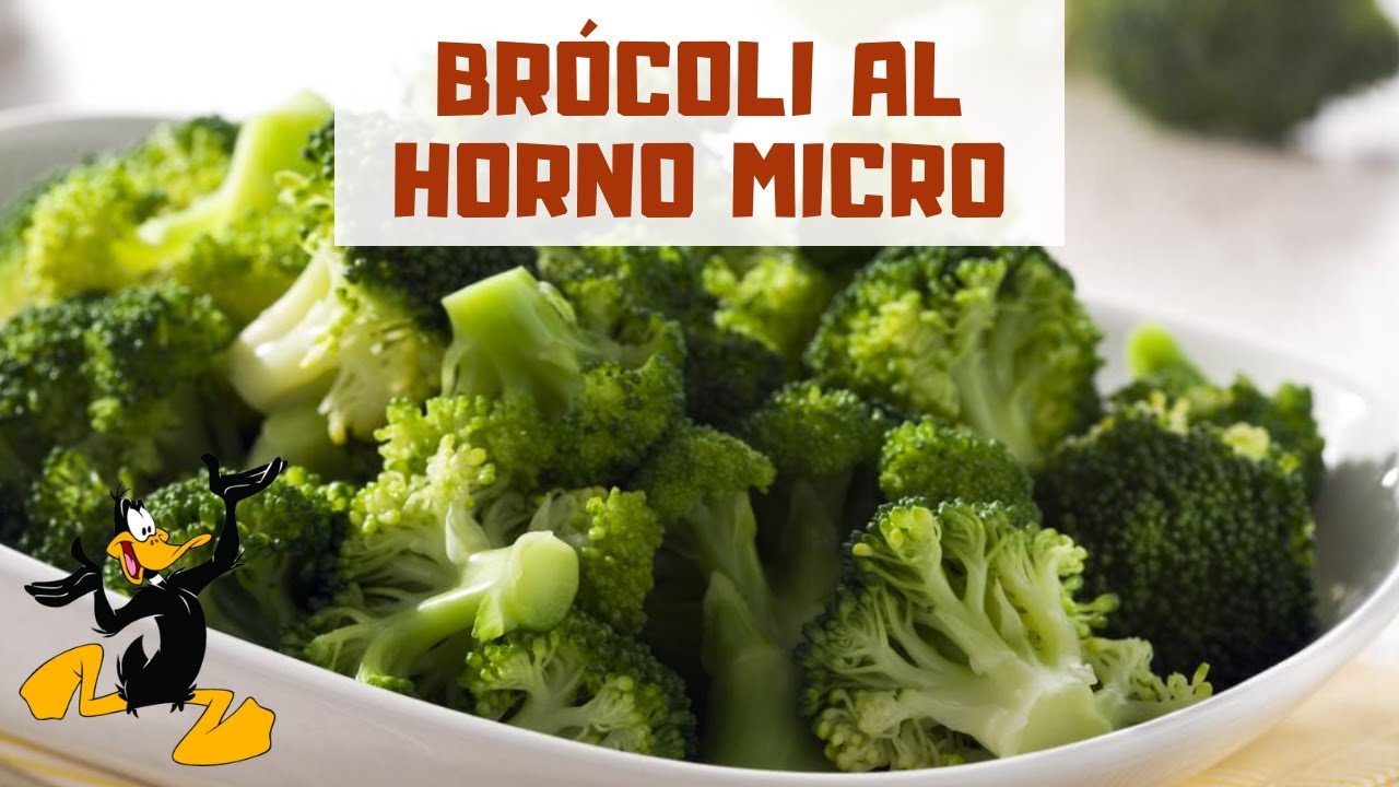 Brócolis al Horno en Microondas 🥦 ¡RECETA CON BRÓCOLI!