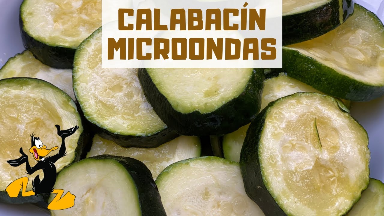 Calabacines al Microondas 🤤 ¡RECETA CON CALABACÍN!