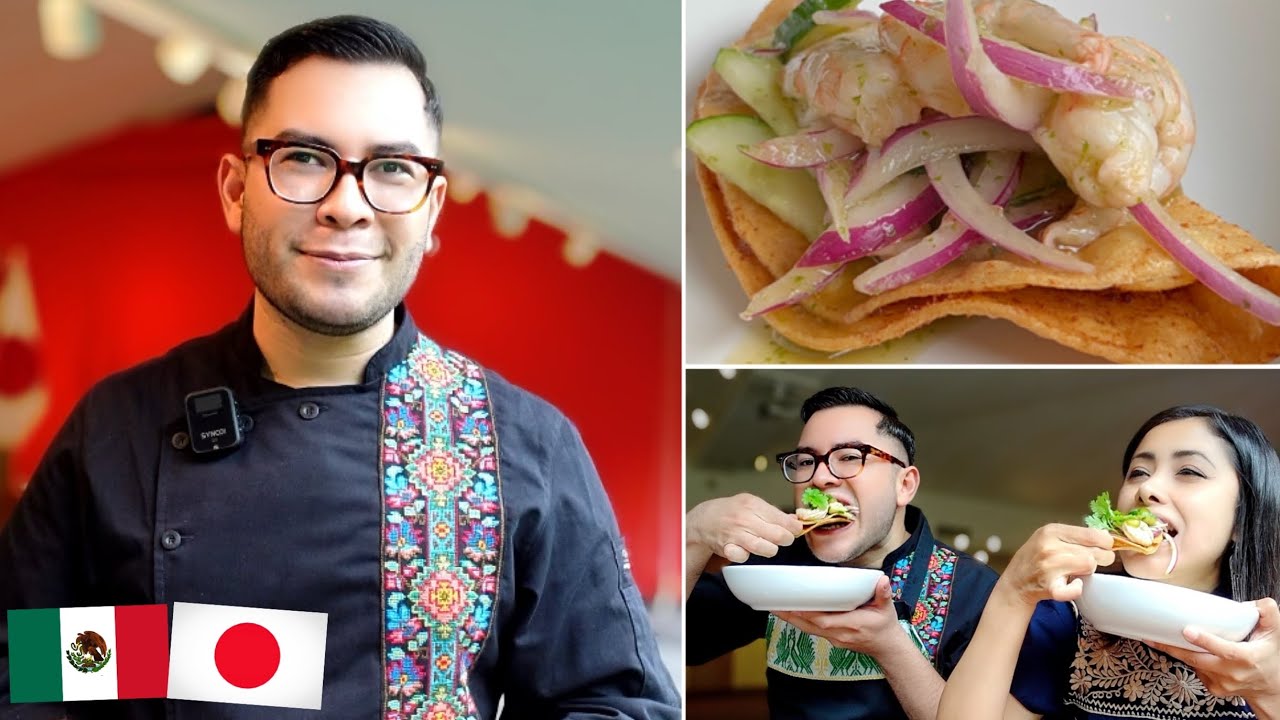 Choque cultural en Japón! PROHIBIDO reir en el restaurante / Receta Aguachile de Colima