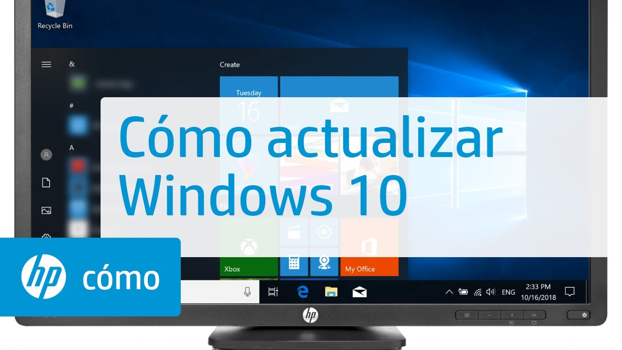 Cómo actualizar Windows 10 | Equipos HP | HP