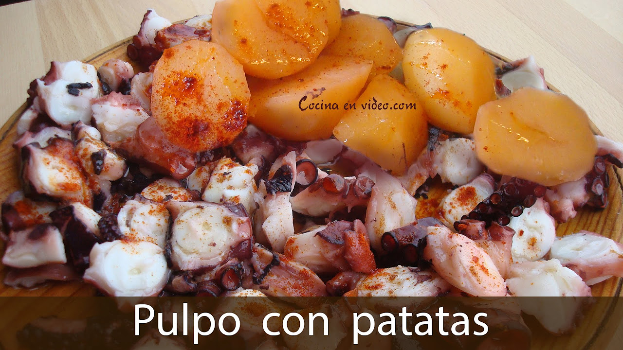 Cómo cocer Pulpo con patatas - Tonio Cocina