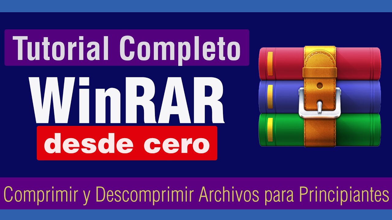 Como Comprimir y Descomprimir archivos con Winrar en Windows | Guía completa en español 2022