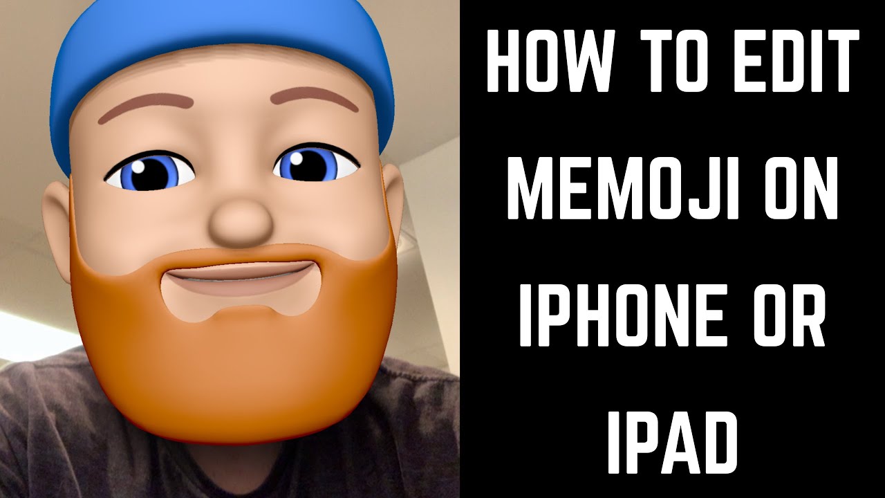 Cómo editar Memoji en iPhone o iPad