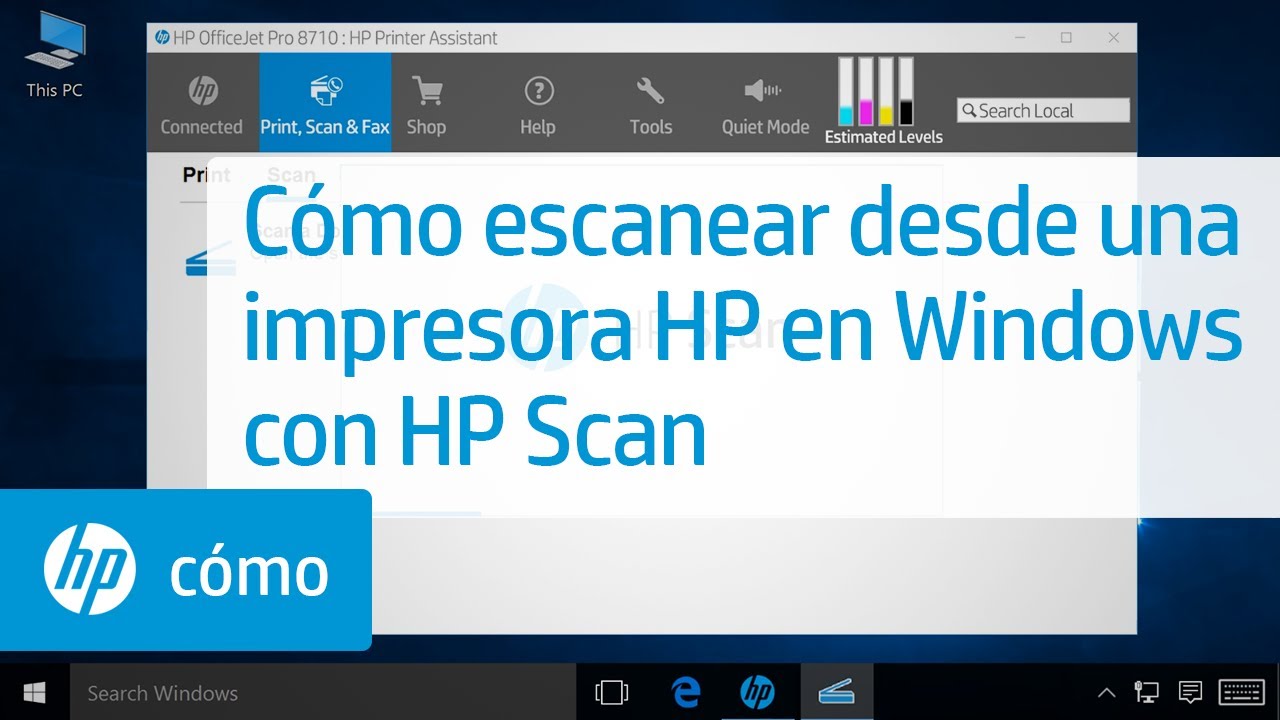 Cómo escanear desde una impresora HP en Windows con HP Scan | HP Computers | @HPSupport