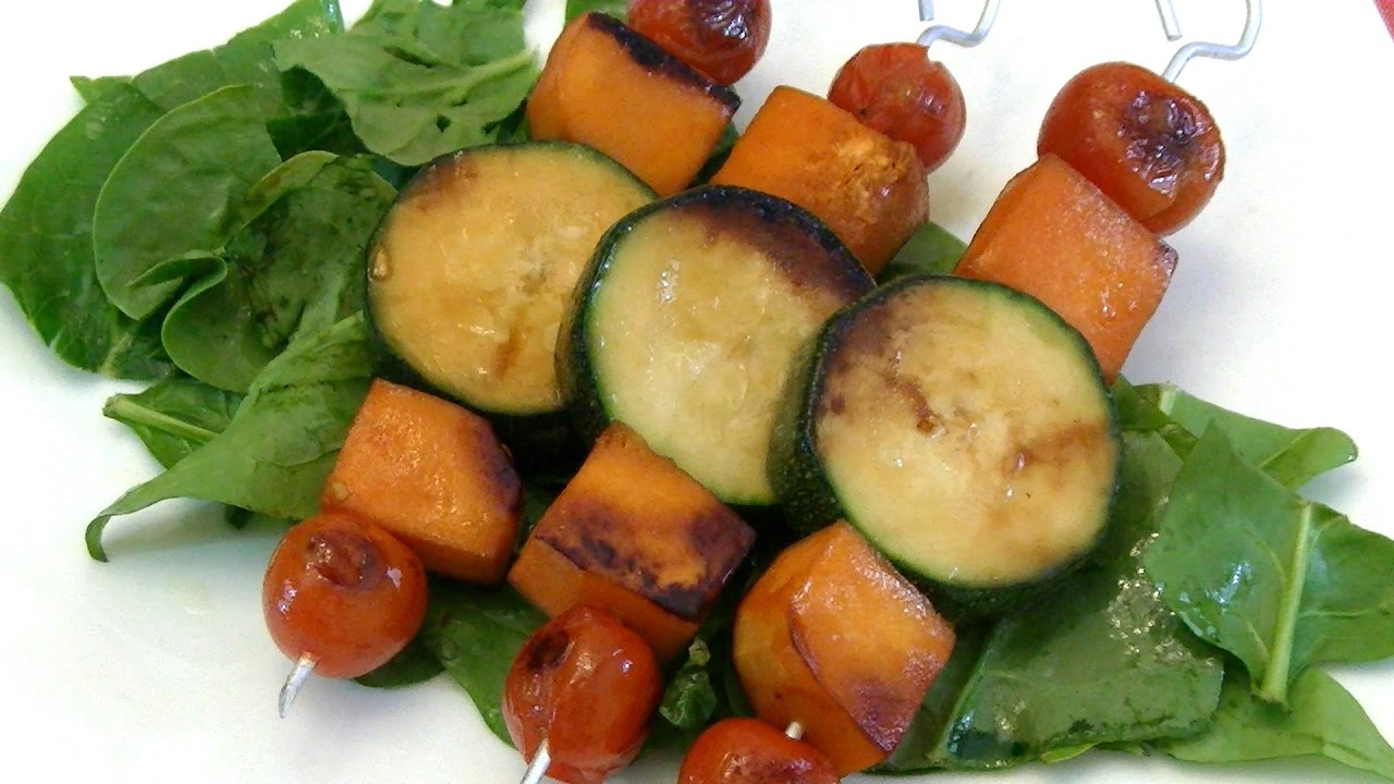 ⭐ Cómo hacer brochetas vegetales vegetarianas fáciles y originales ⭐️