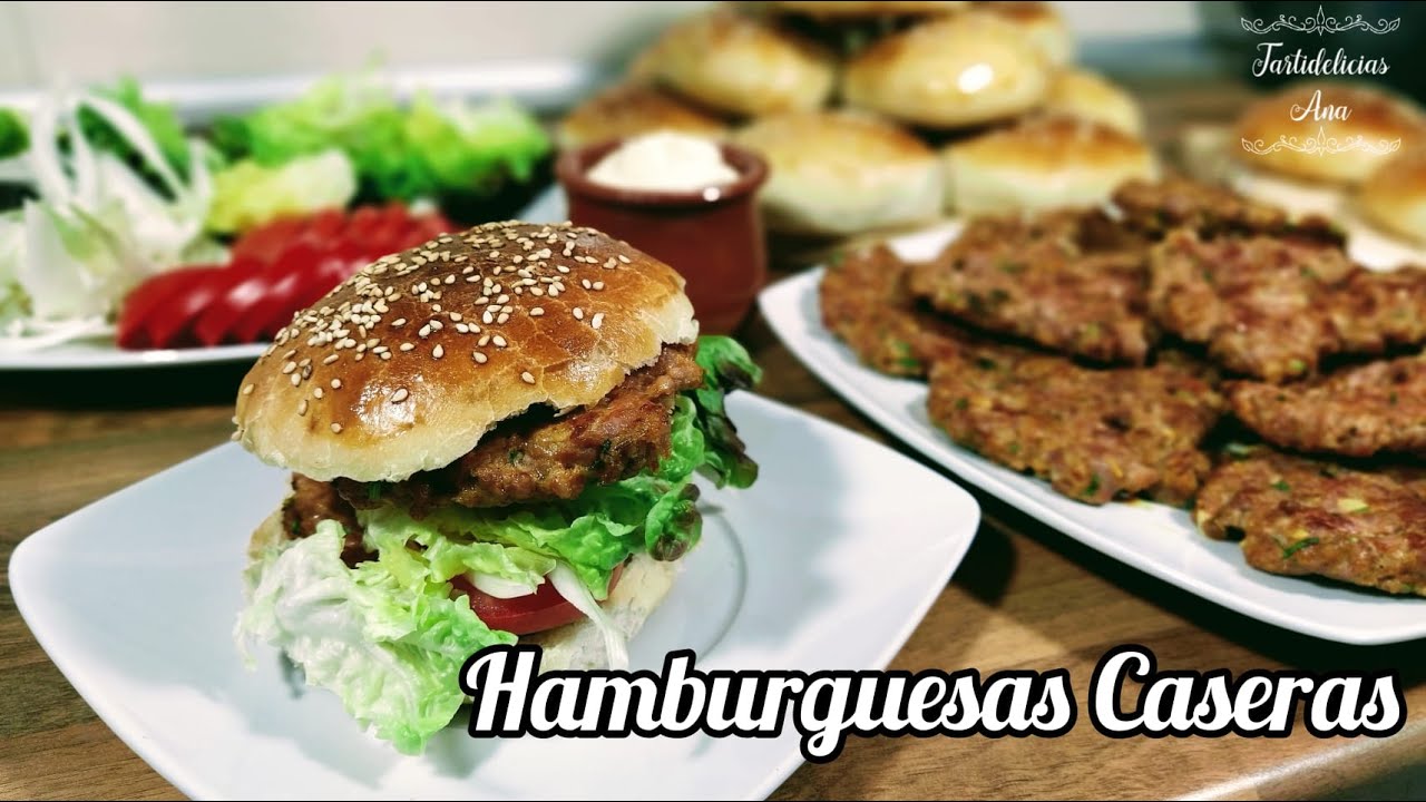 Cómo Hacer HAMBURGUESAS CASERAS paso a paso | Cómo preparar la Carne para Hamburguesas Jugosas