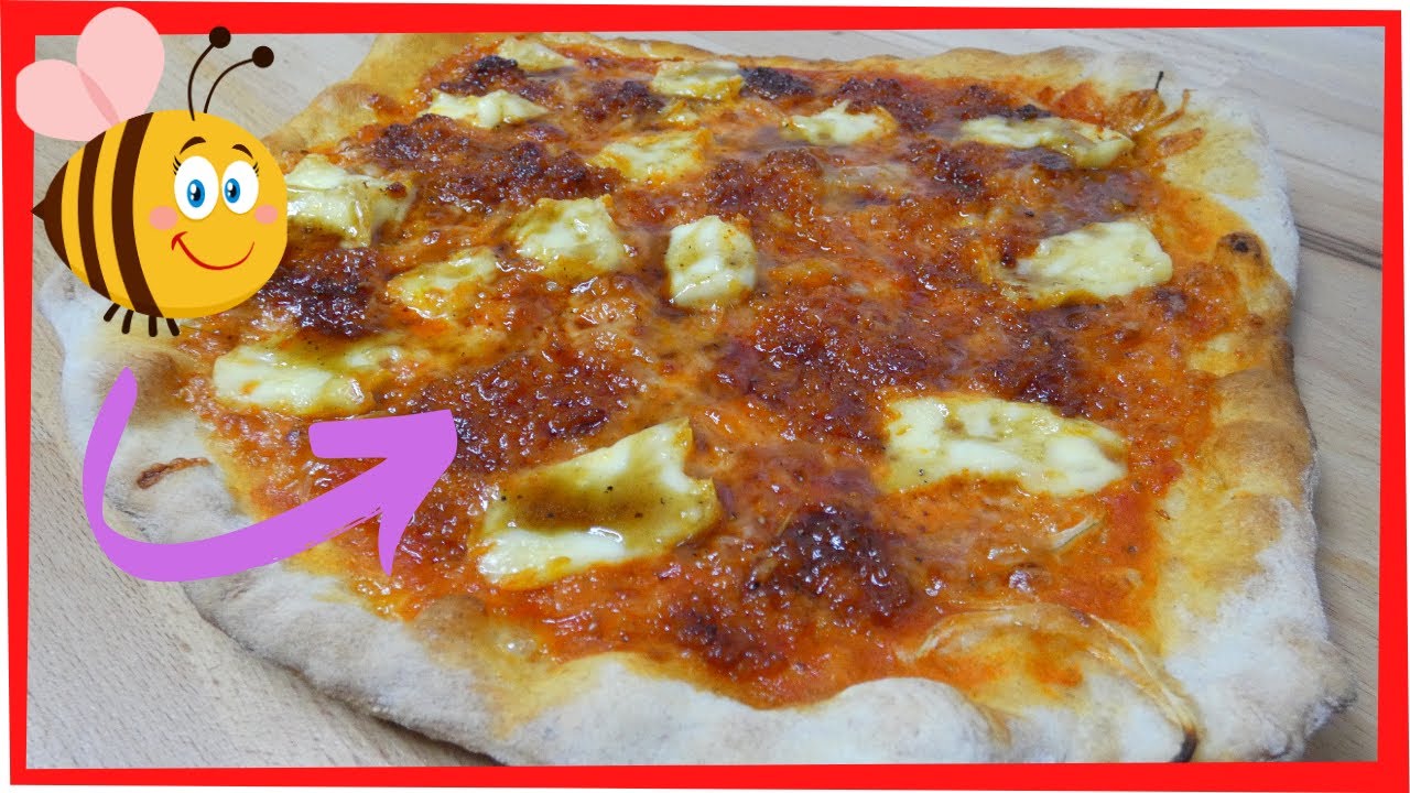 Como hacer PIZZA de SOBRASADA con VINAGRETA de MIEL