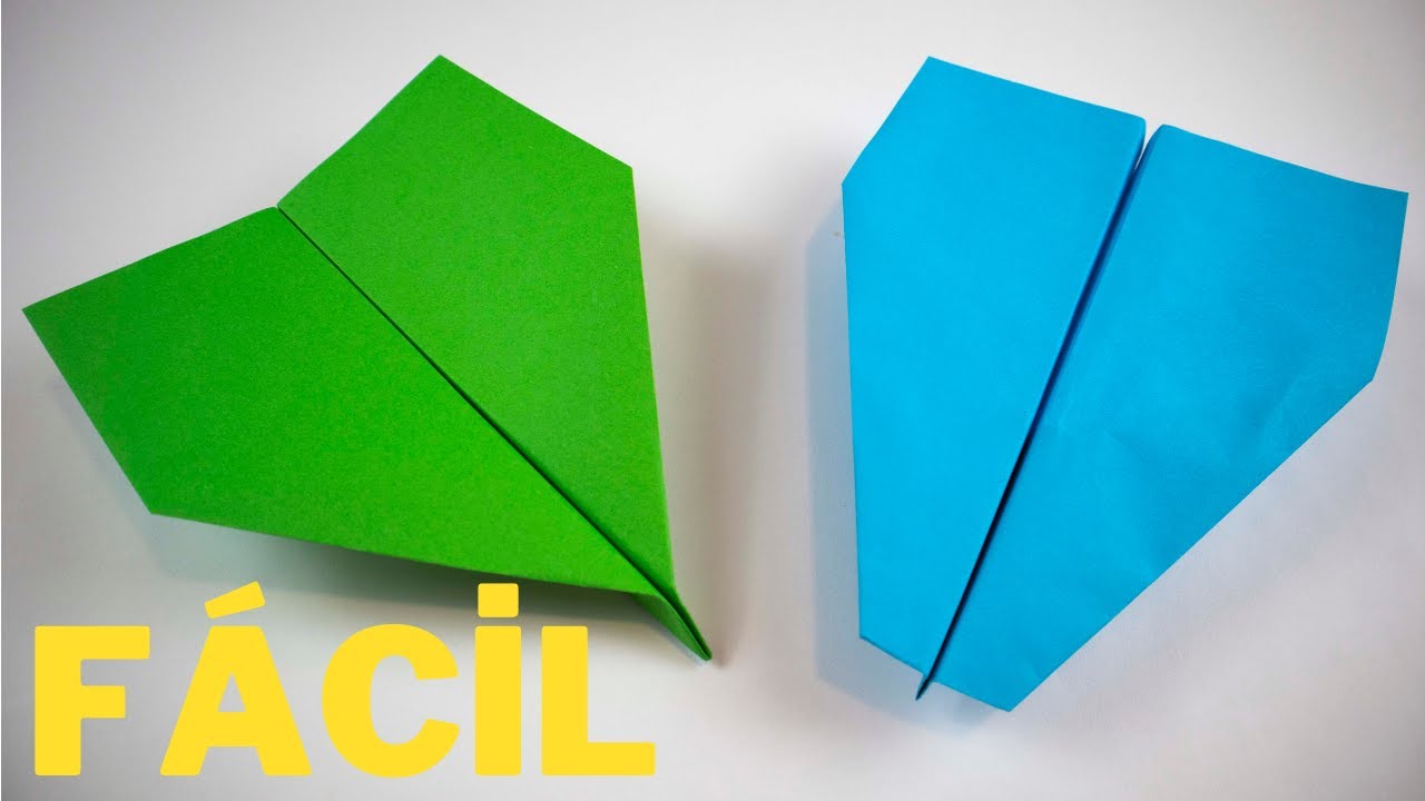 Cómo hacer un avión de papel? (dos modelos diferentes) | New Paper Plane