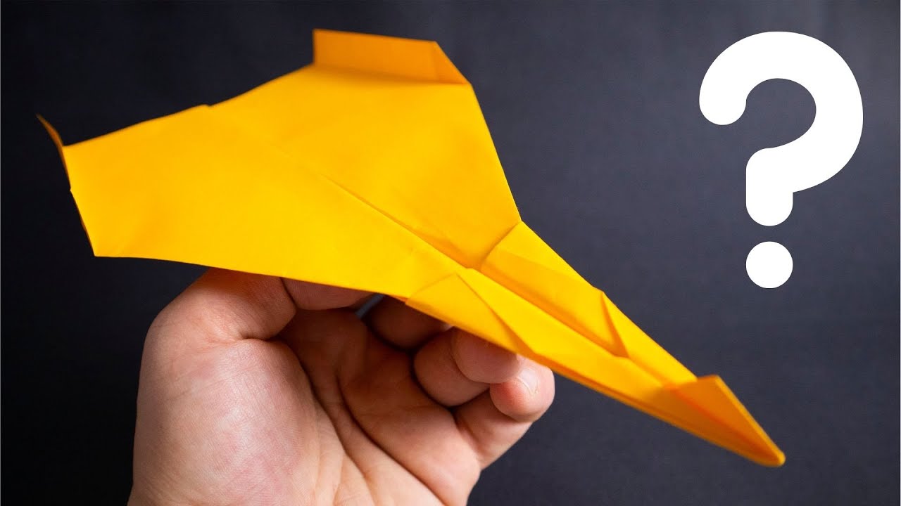 Como hacer un avion de papel | que vuela mucho ✈️