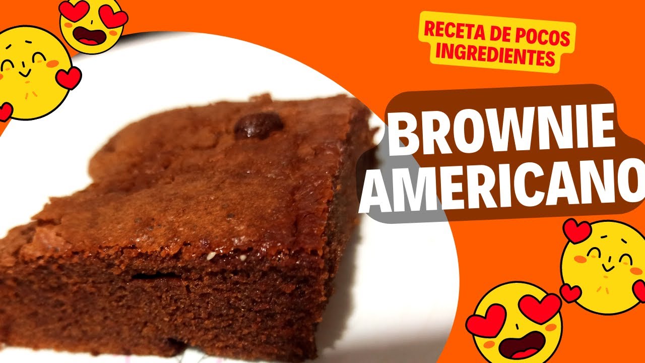 COMO HACER un delicioso Brownie MUY americano