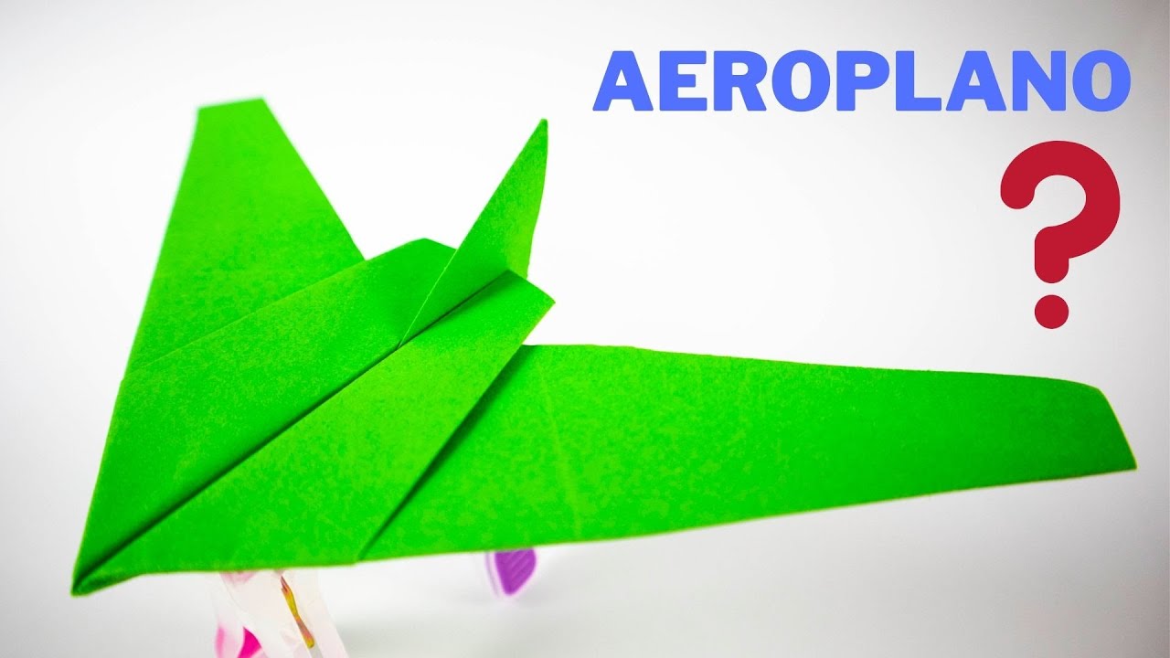 Cómo hacer un increíble avión de papel | JET Fighter (FÁCIL) ✈️