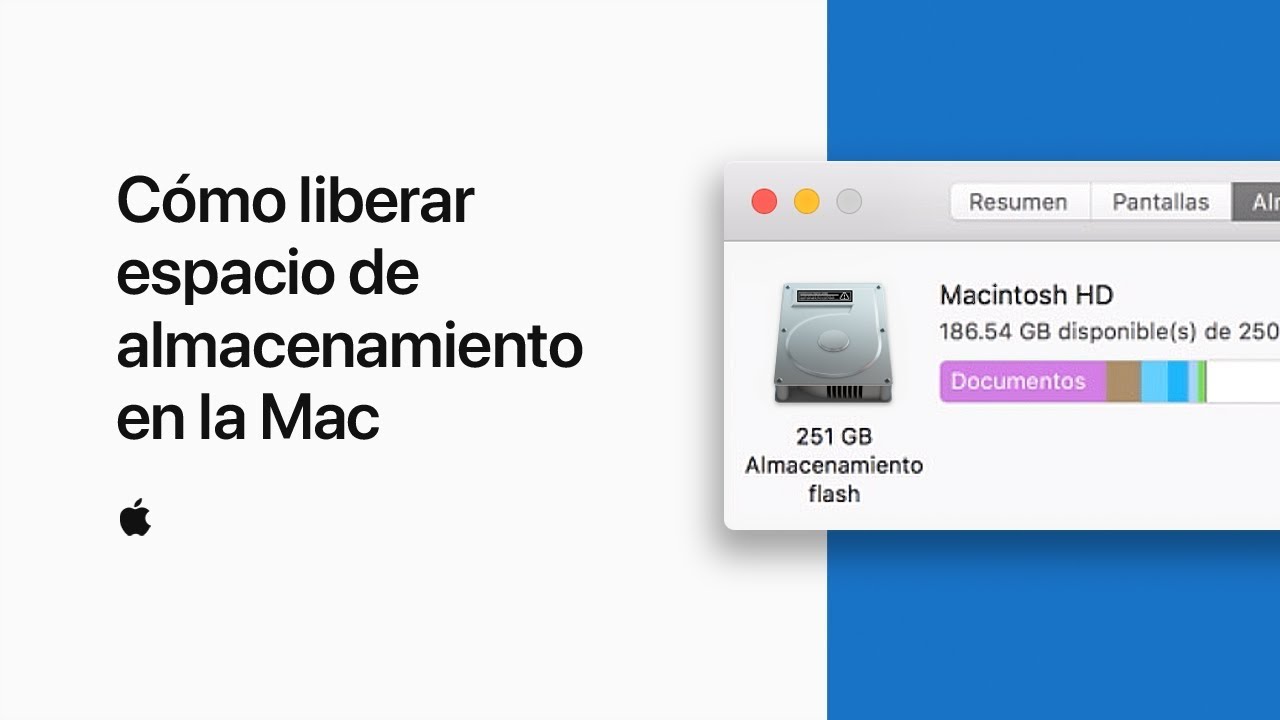 Cómo liberar espacio de almacenamiento en la Mac – Soporte técnico de Apple