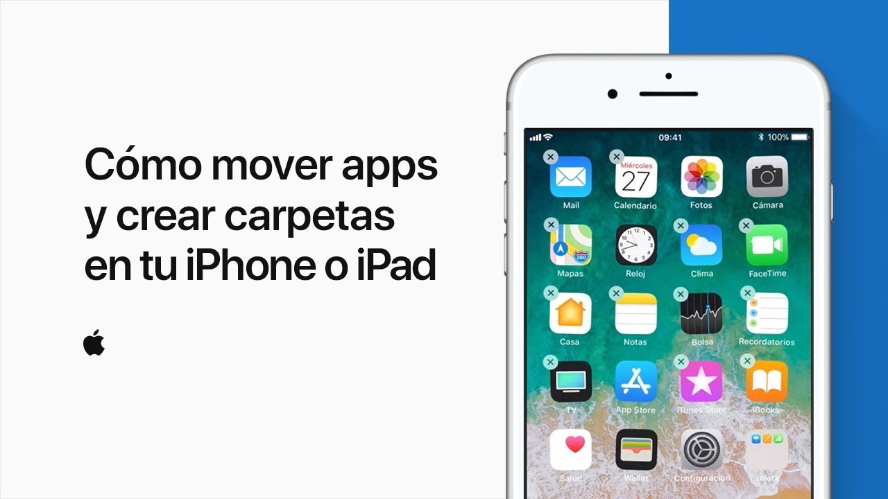 Cómo mover apps y crear carpetas en tu iPhone o iPad – Soporte técnico de Apple