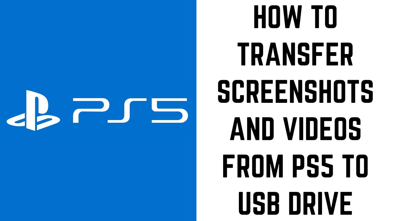 Cómo transferir capturas de pantalla y videos de PS5 a una unidad USB