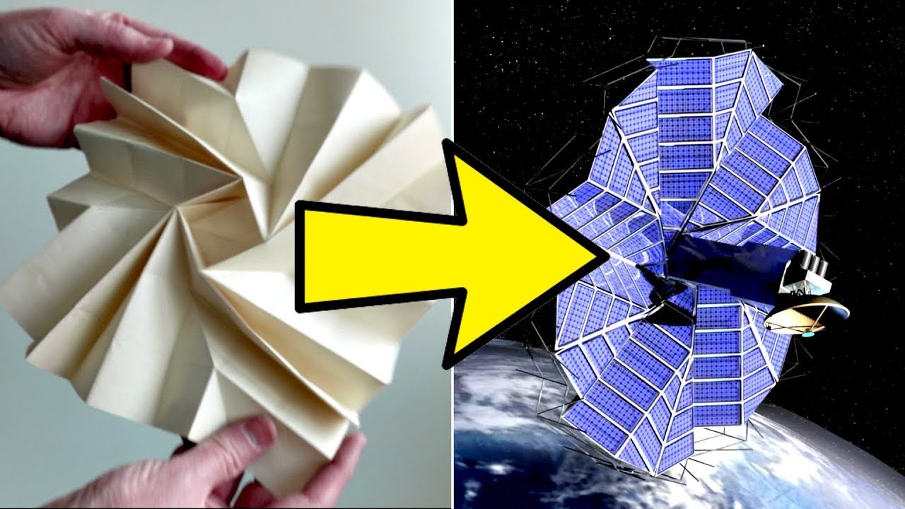 Cómo utilizan el Origami en el diseño Aeroespacial