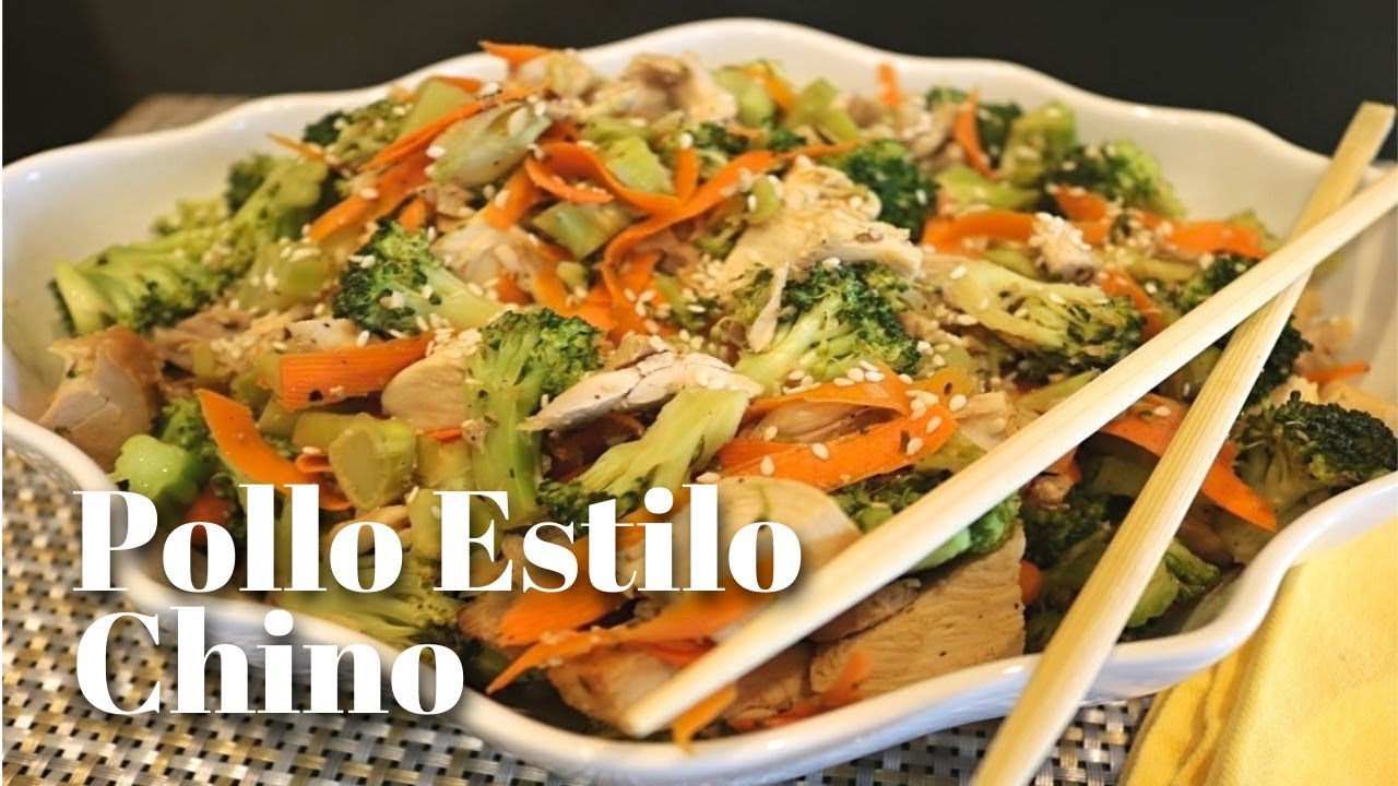 Como Utilizar el Pollo del Dia Anterior / Pollo con Brocoli Estilo Chino