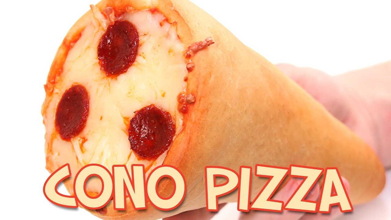 Cono de Pizza | Una manera Original y Diferente de Comer Pizza!!