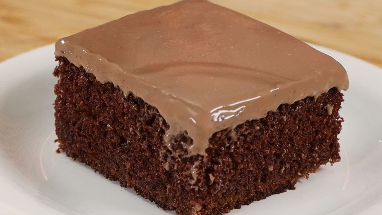 Cuando hago un pastel de chocolate como este, todos me preguntan por la receta.