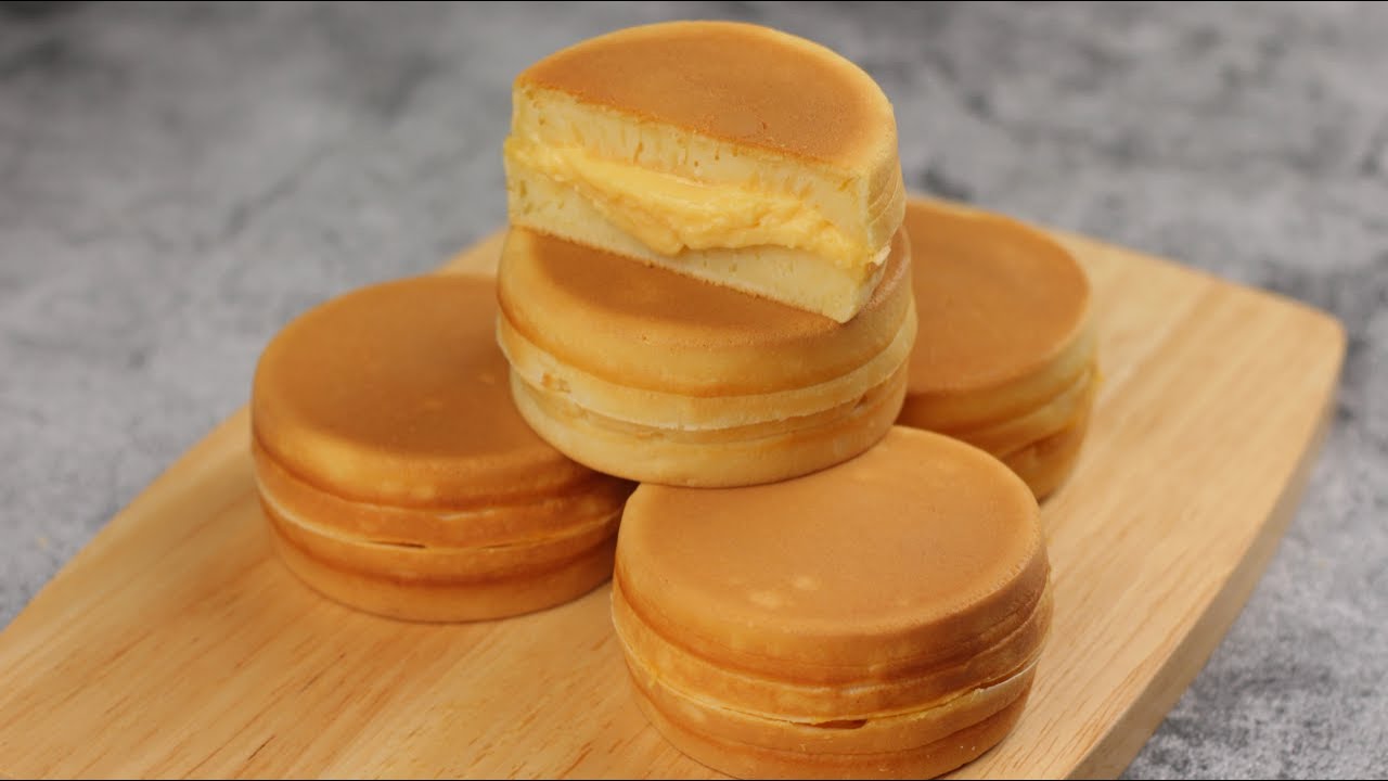 Custard Cream Pancakes! [No Oven, No Machine]