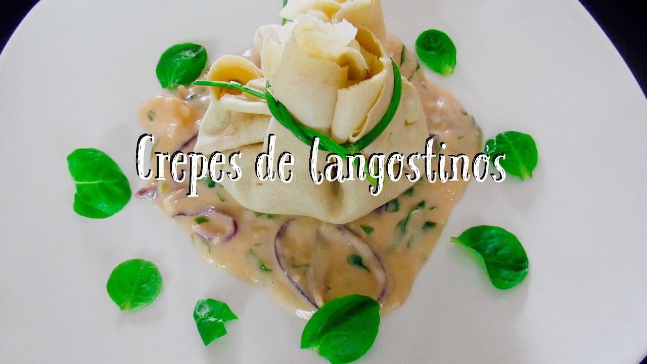 Deliciosas Crepes Rellenas de langostinos | Juan Pedro Cocina |