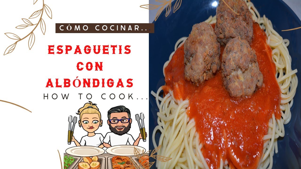 🥘😋 DIVERTIDA recetas para NIÑOS, Espaguetis con Albóndigas