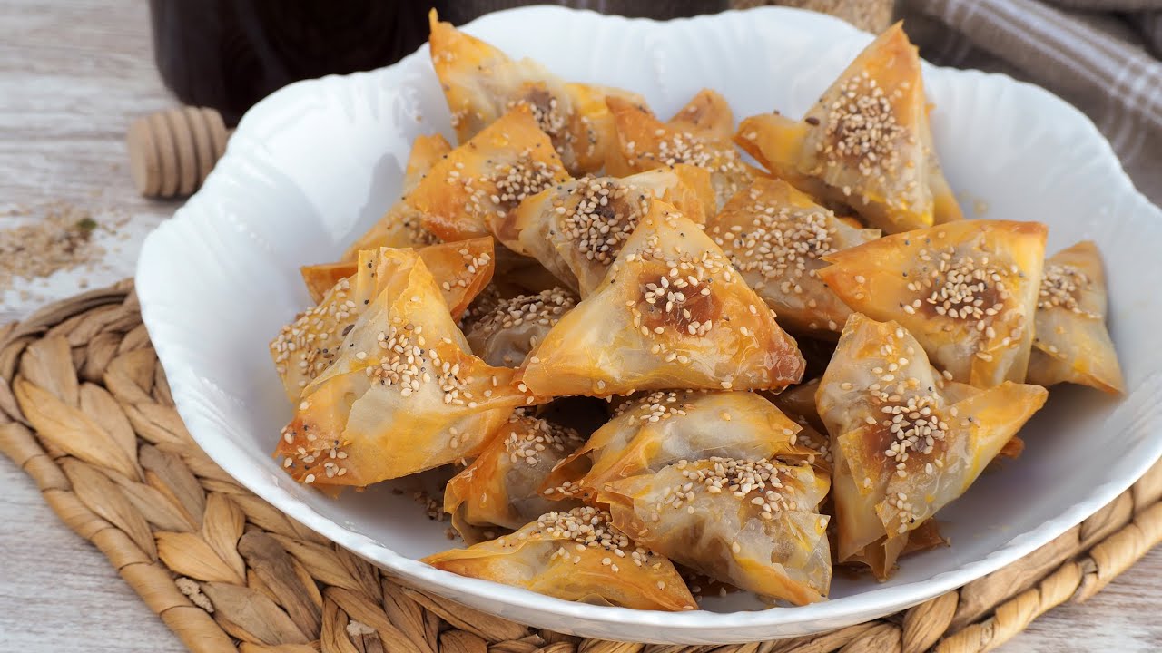 DULCES con FRUTOS SECOS: Briuats de Almendras y Nueces | Pasteles Marroquíes