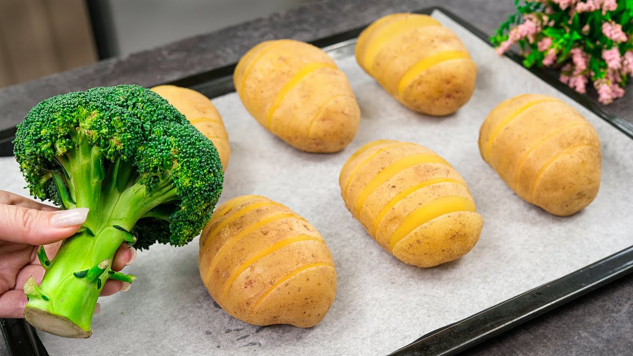 ¡El brócoli nunca se ha preparado tan rico! Brócoli con champiñones y patatas al horno