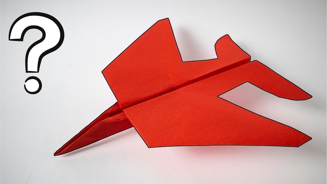 El mejor avion de papel que vuele mucho | Cómo Hacer un Avión de Papel Fácil Para Niños