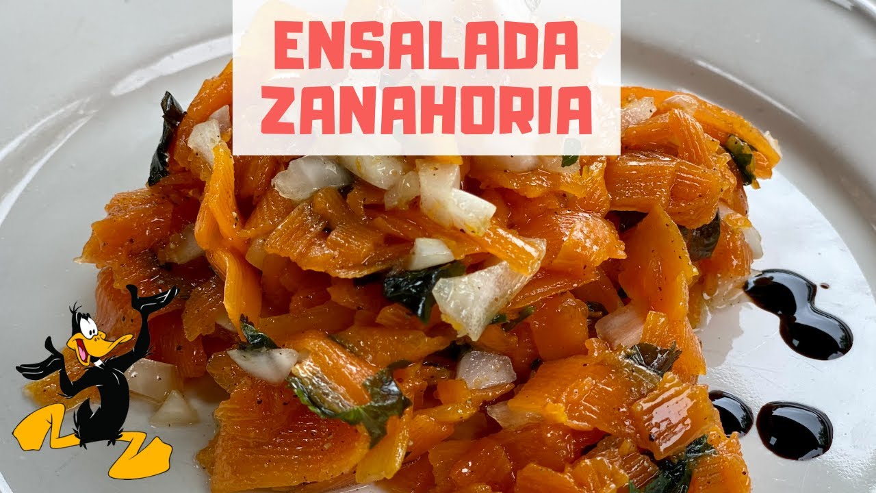 Ensalada de Zanahoria Cocida 🥕 ¡Receta con Zanahoria!
