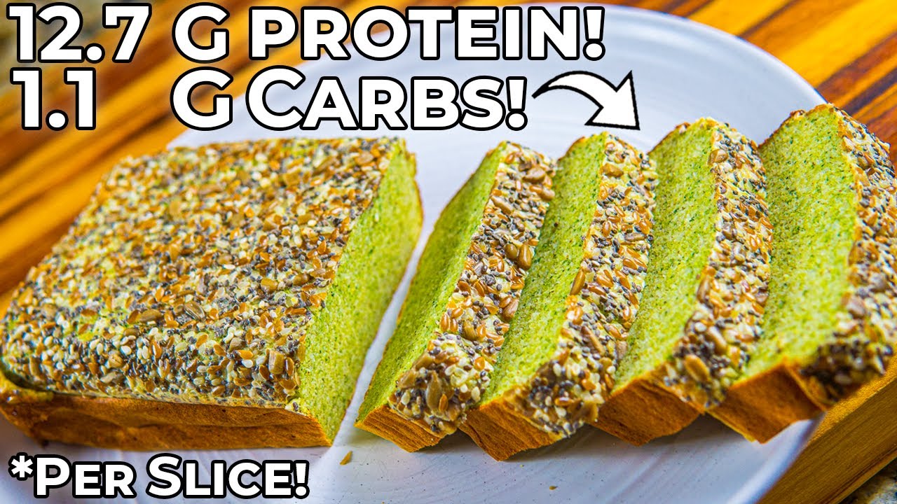 FLOURLESS Keto Protein Broccoli Bread Recipe! Nut Free! Sugar Free! Gluten Free! Super Healthy!
