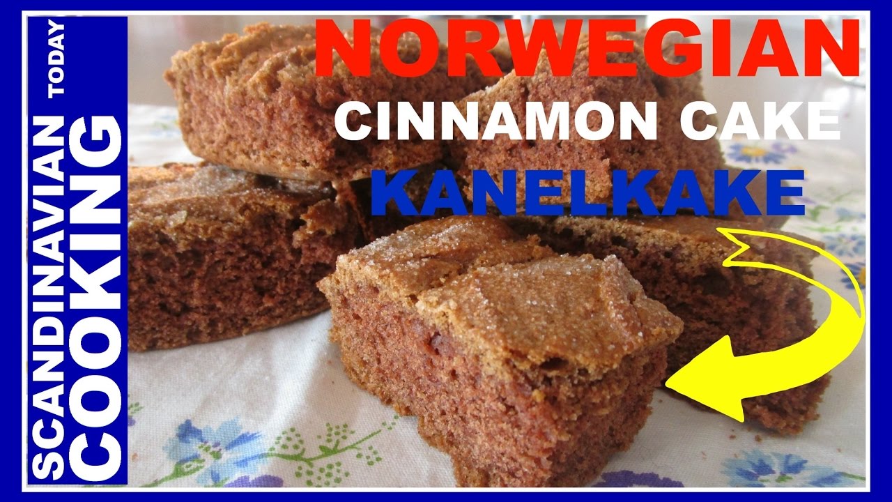 How To Make An Easy Norwegian Cinnamon Cake 🍰 KANELKAKE