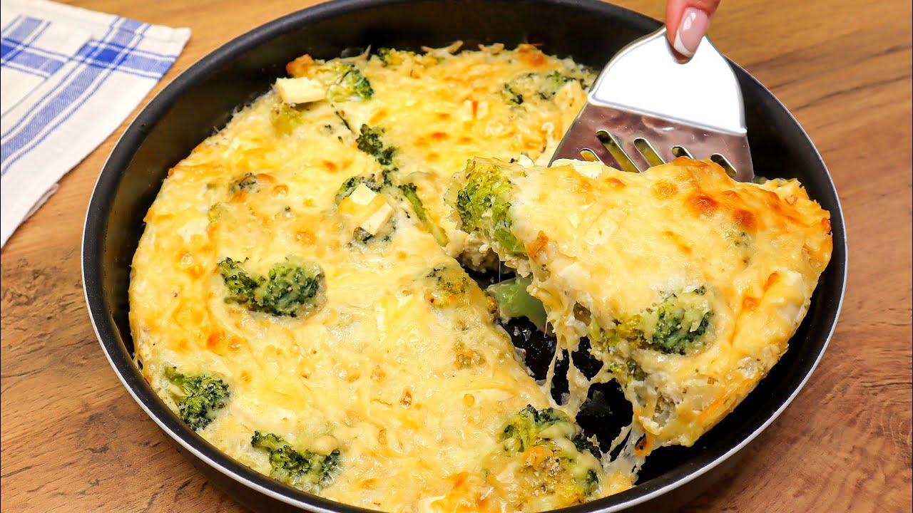 ¡La receta de brócoli con queso más rica y fácil! ¡Deliciosa cena!