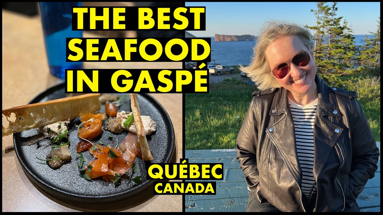 Los mejores mariscos en Gaspé | Québec, Canadá viaje por carretera