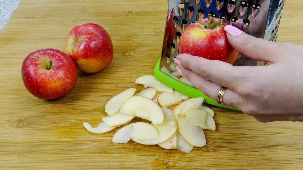 ¡Manzanas ralladas! ¡La famosa receta rápida, la receta ha acumulado millones de visitas en YouTube!